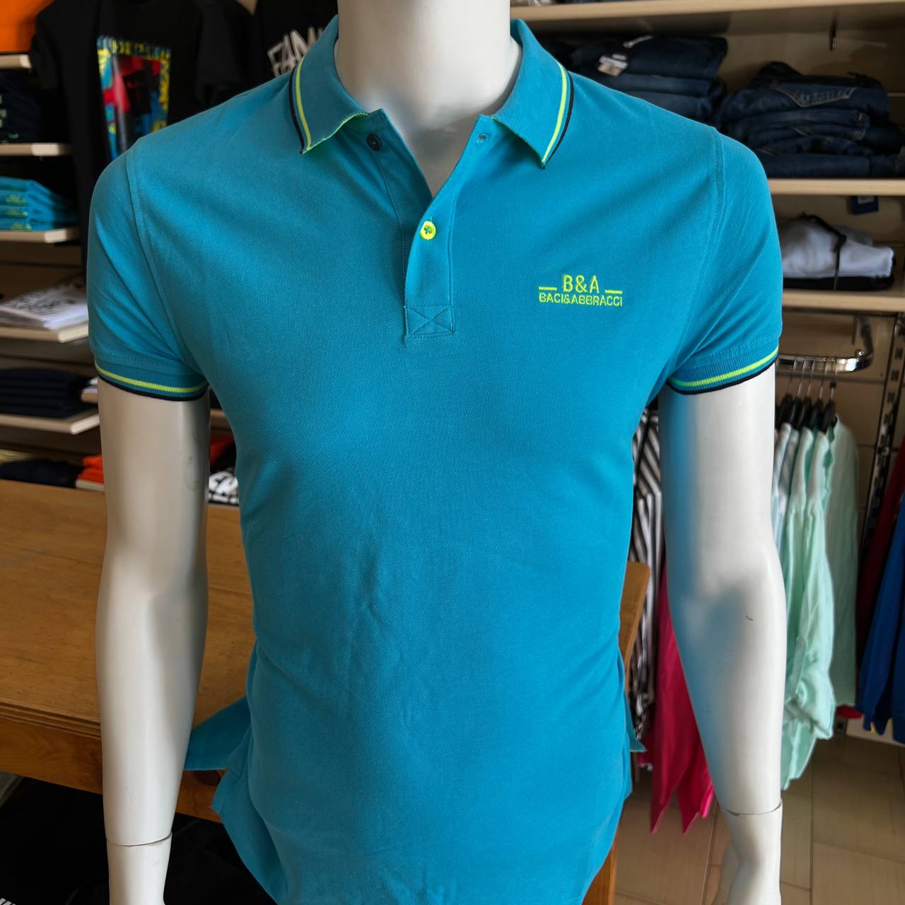 Polo manica corta baci & abbracci