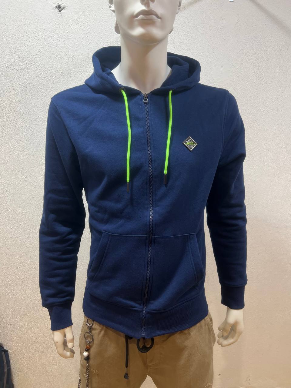 Felpa baci & abbracci colore blu