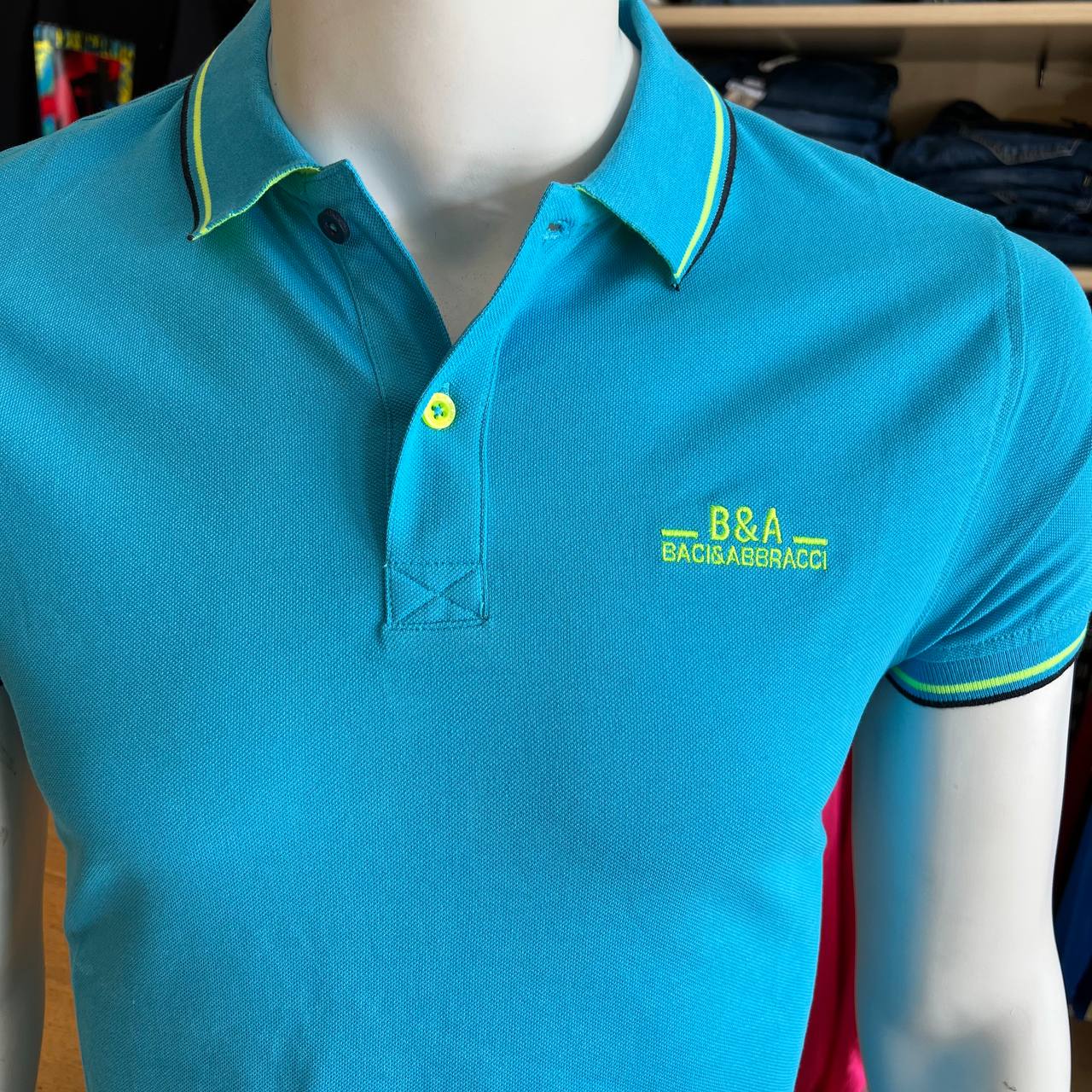 Polo manica corta baci & abbracci