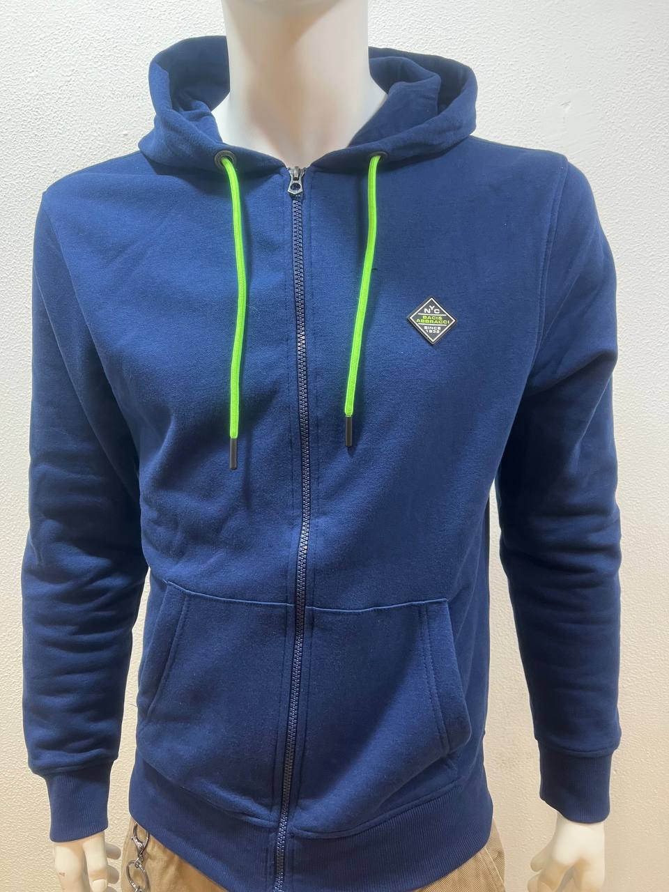 Felpa baci & abbracci colore blu