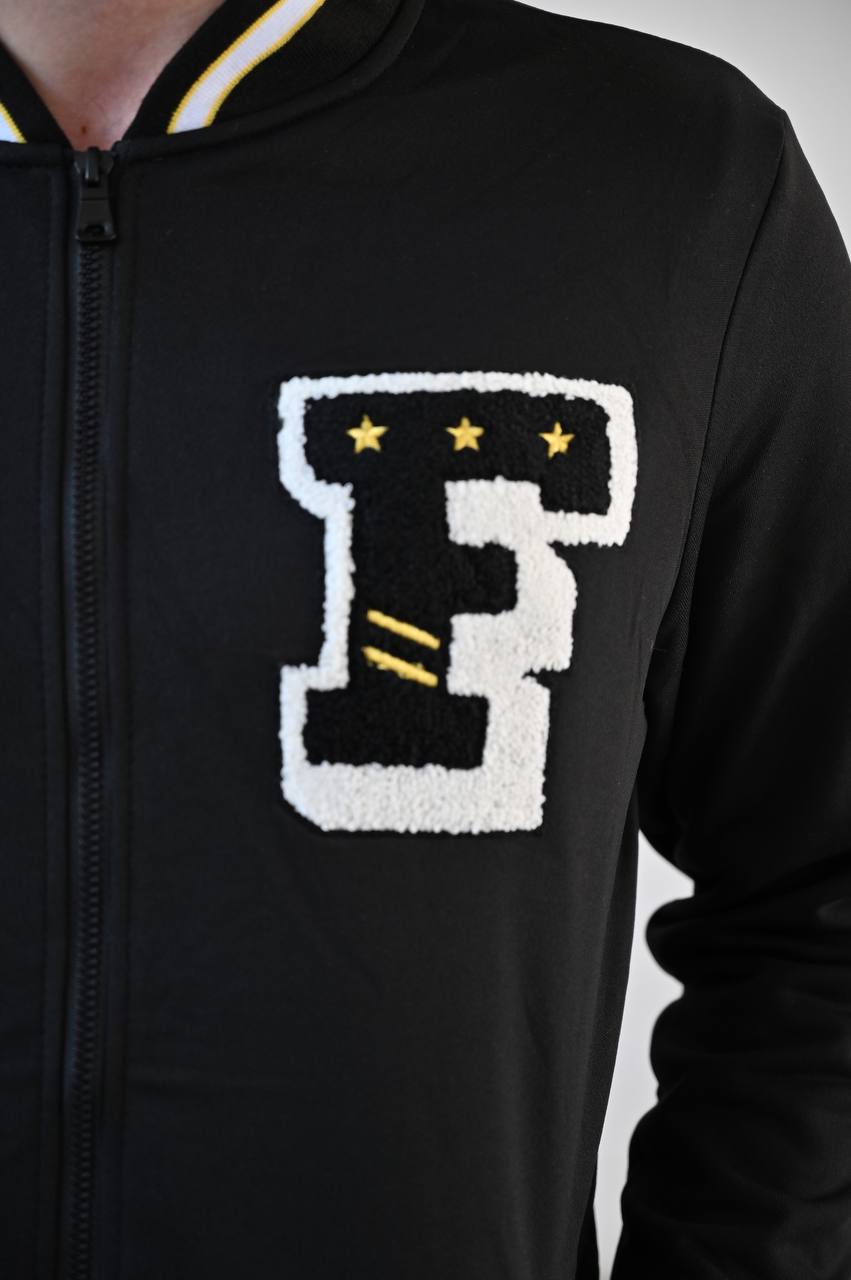 Felpa college americana black