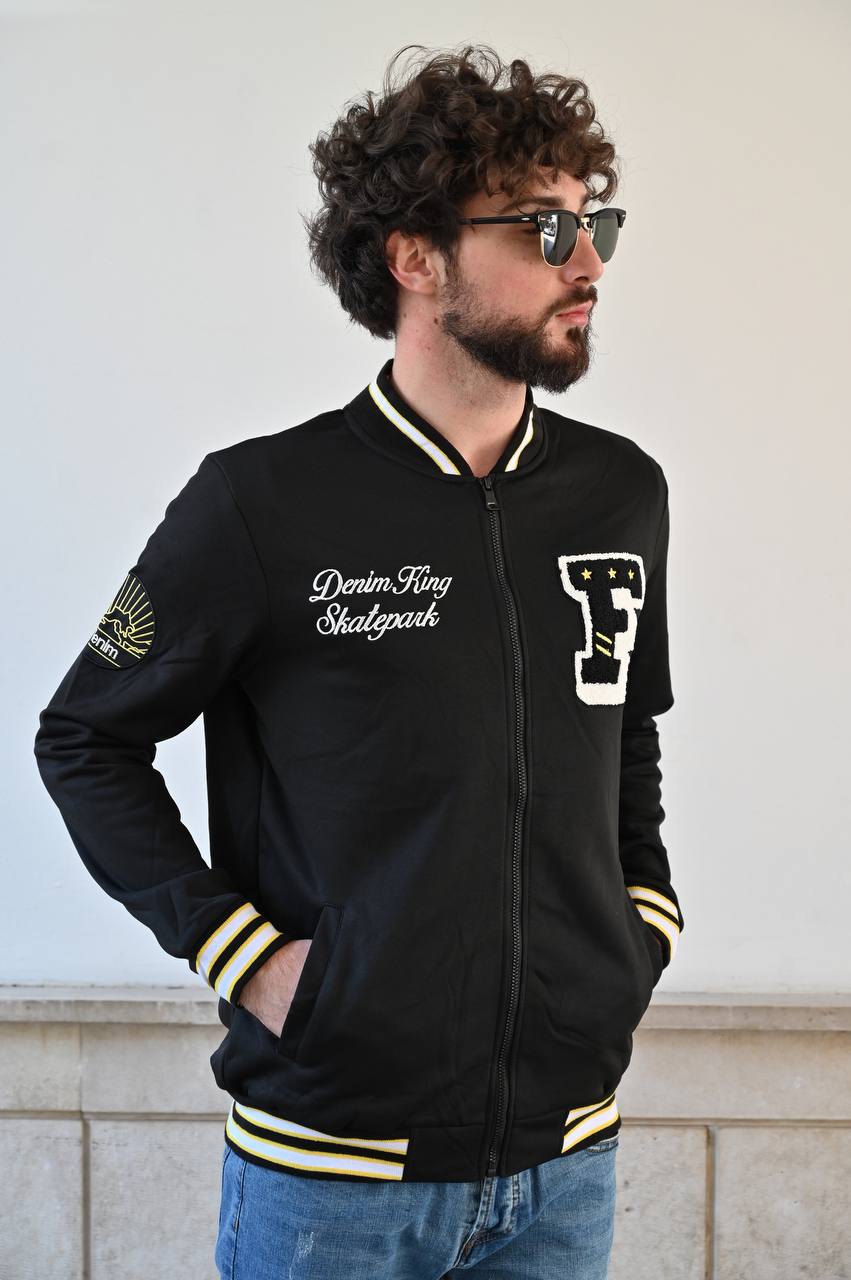 Felpa college americana black