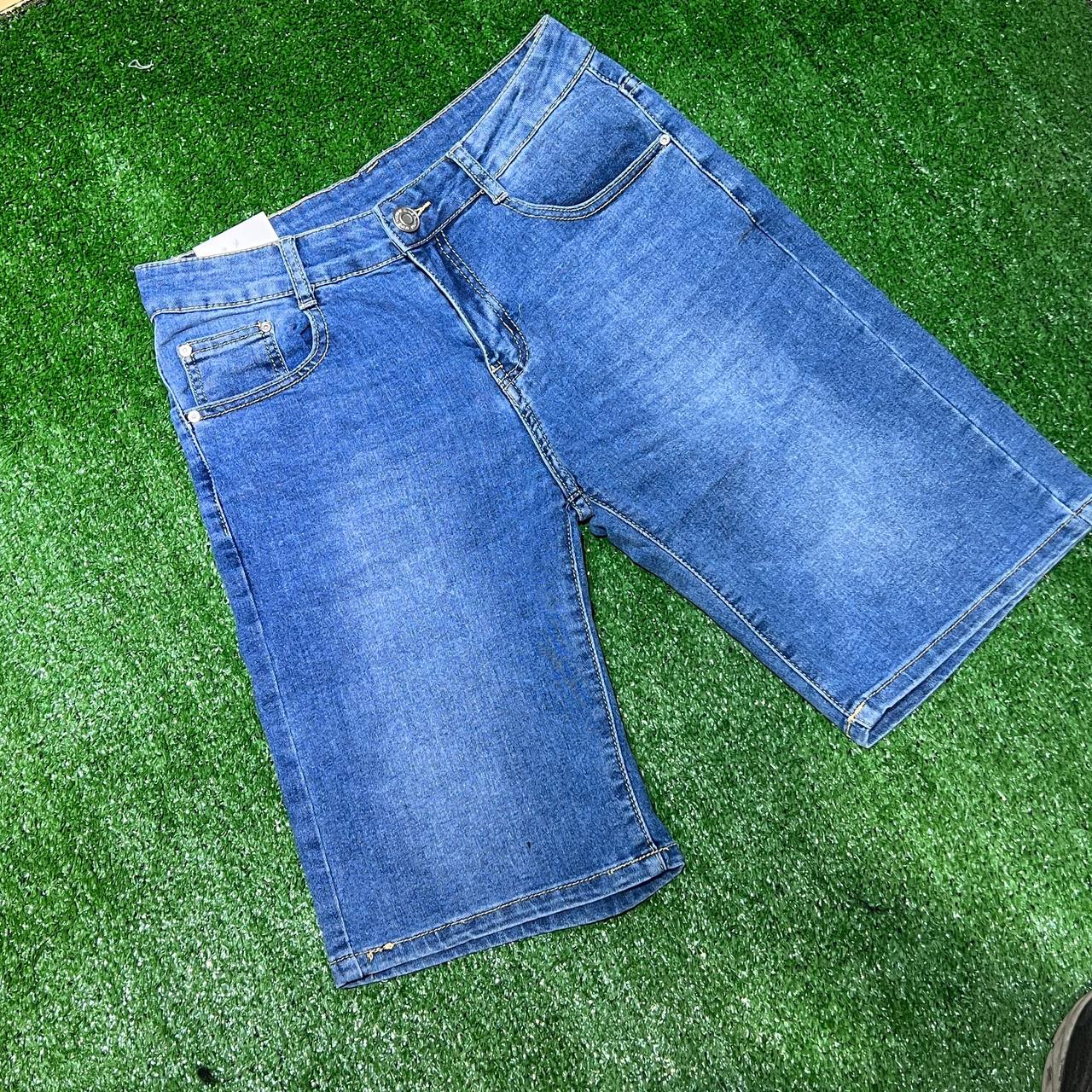 Bermuda jeans elastico