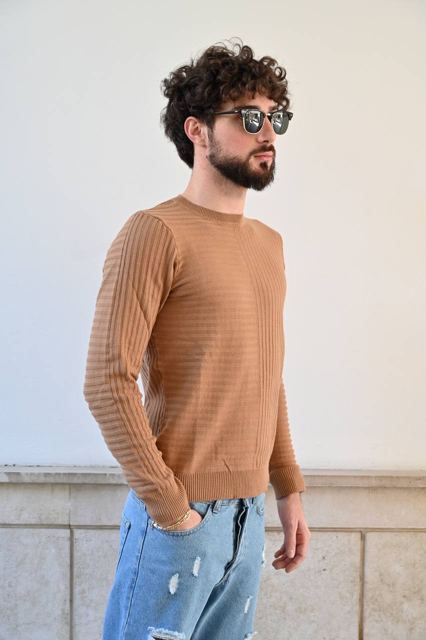 Maglia color sabbia