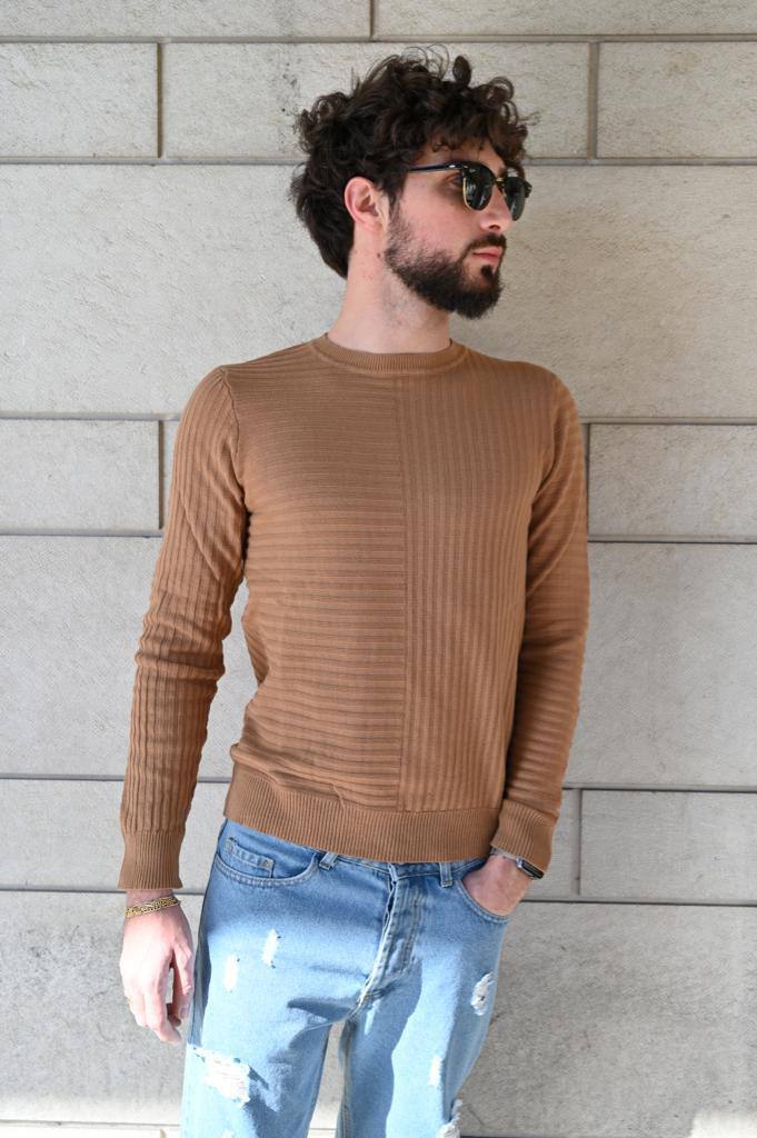 Maglia color sabbia