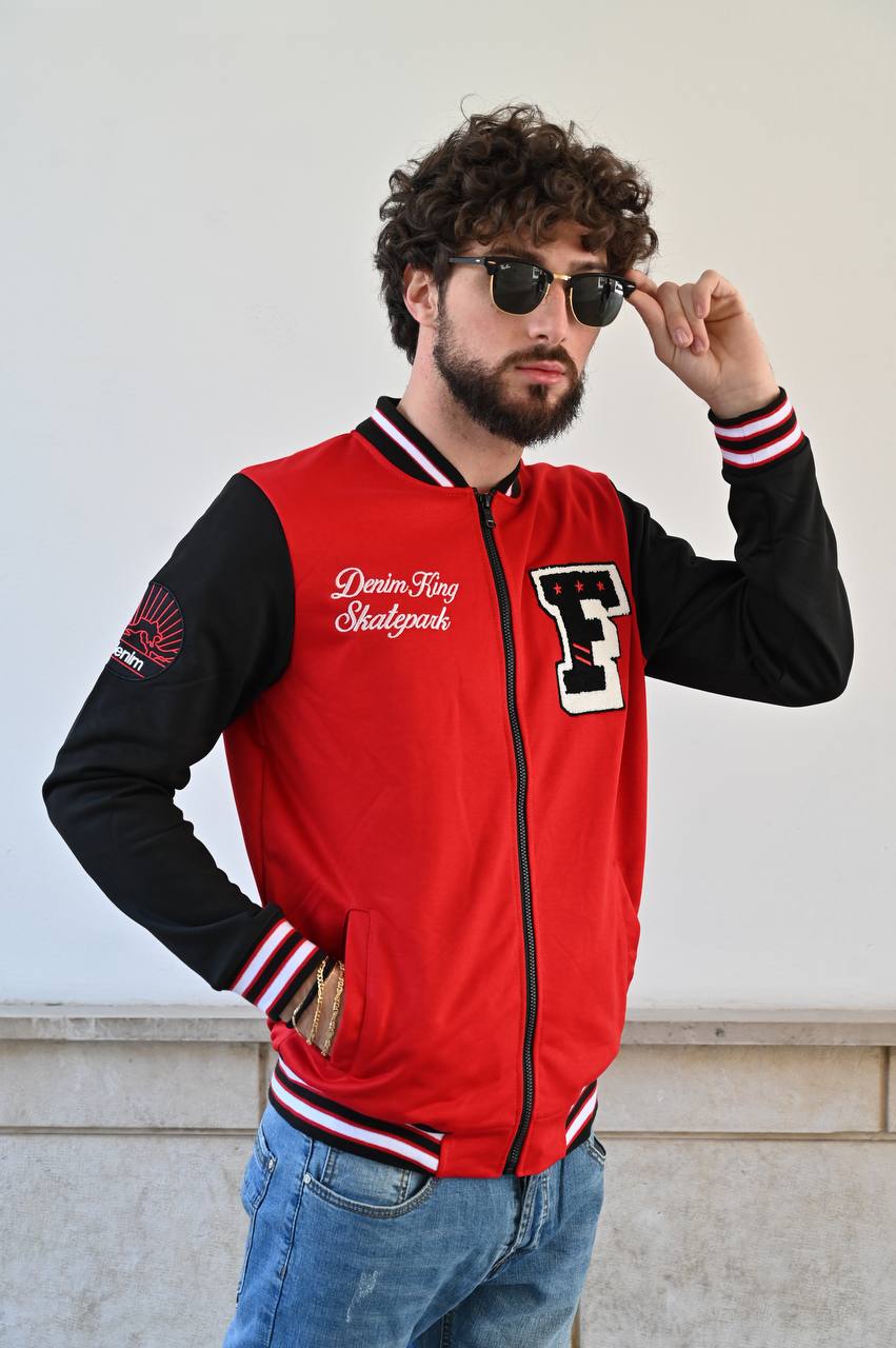 Felpa college americano red