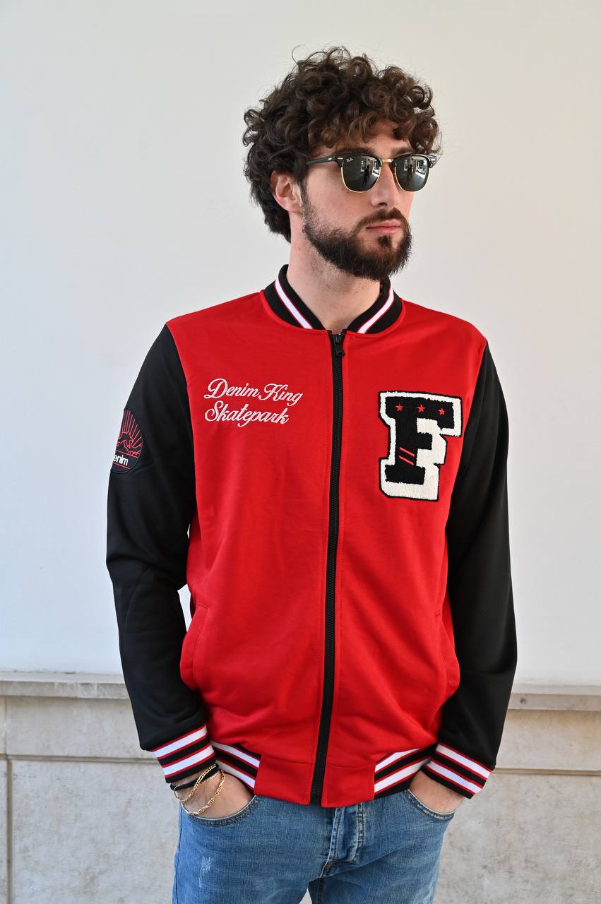 Felpa college americano red