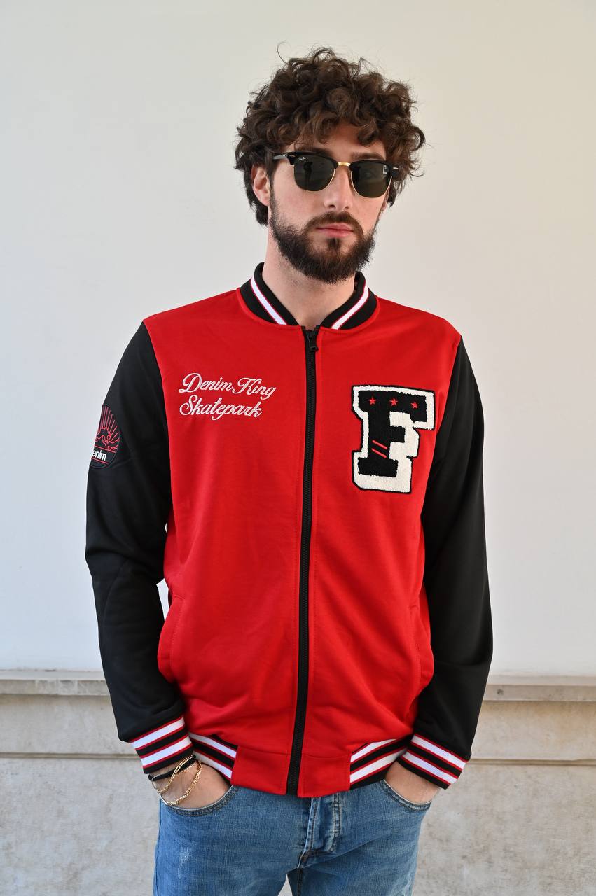 Felpa college americano red