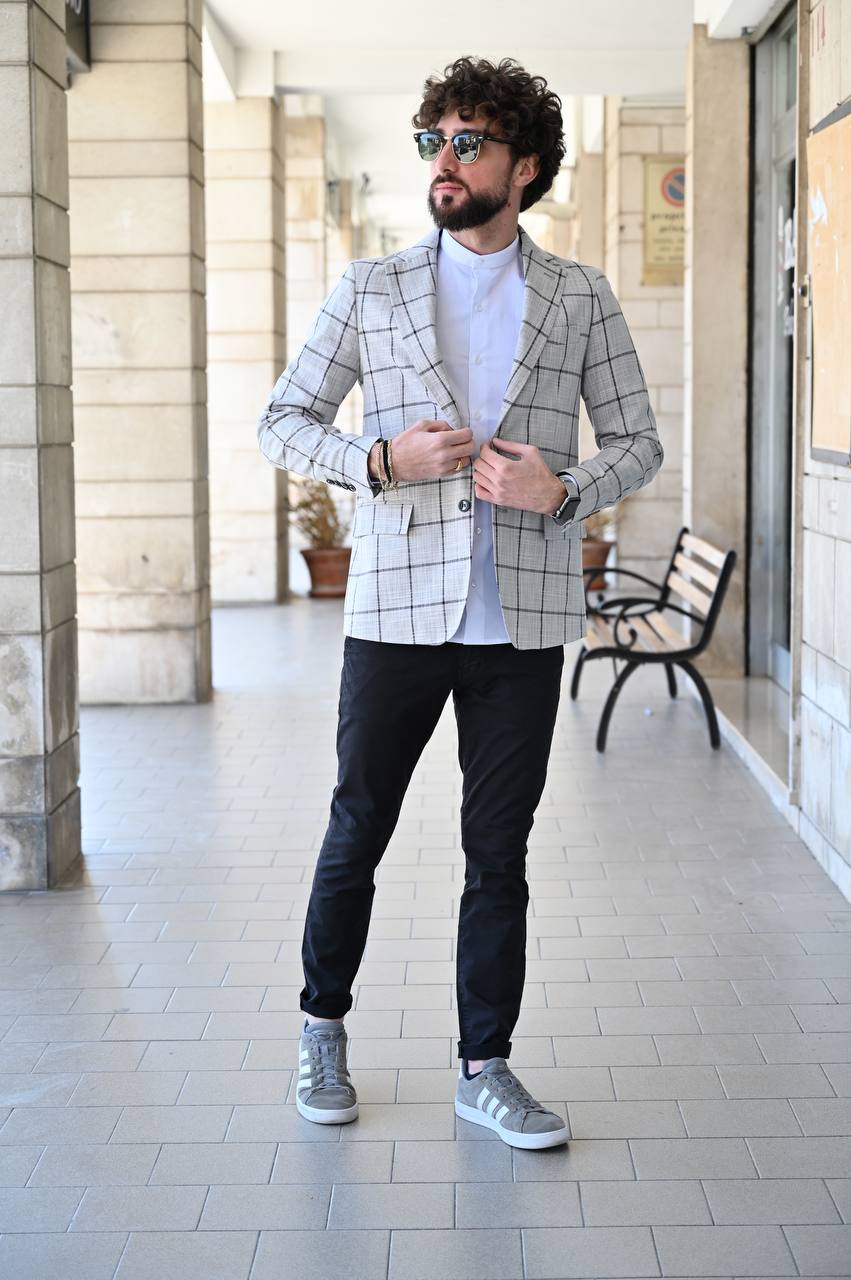 Giacca a quadri