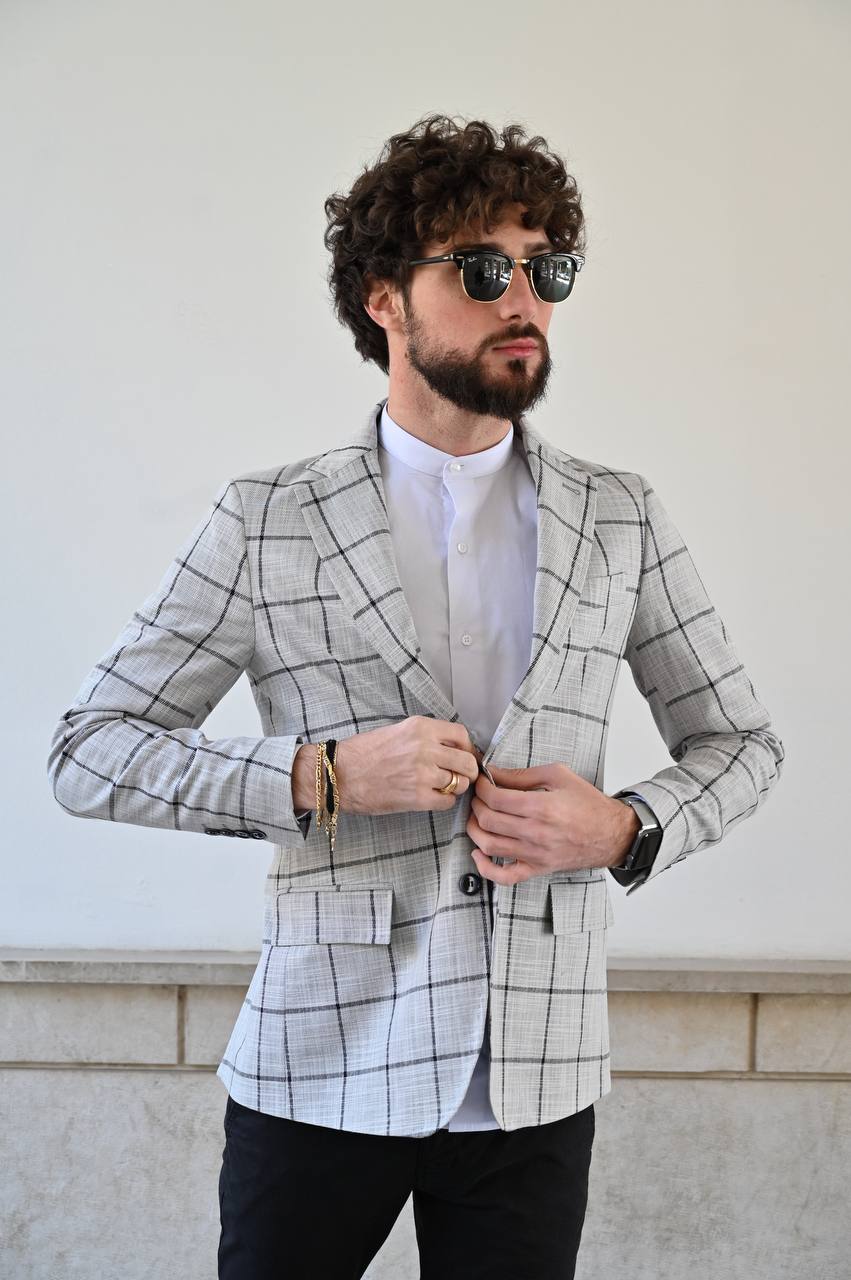 Giacca a quadri