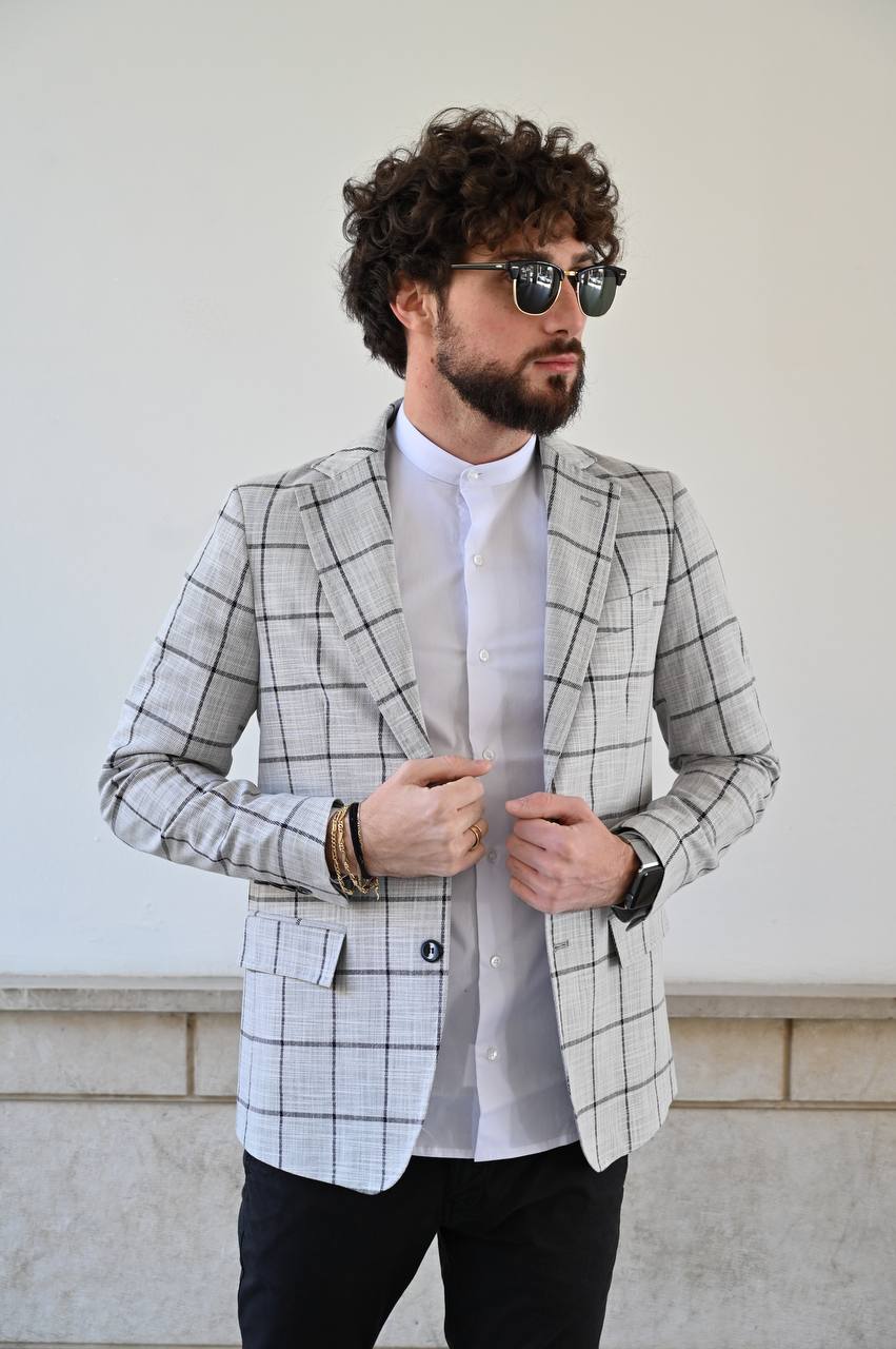 Giacca a quadri