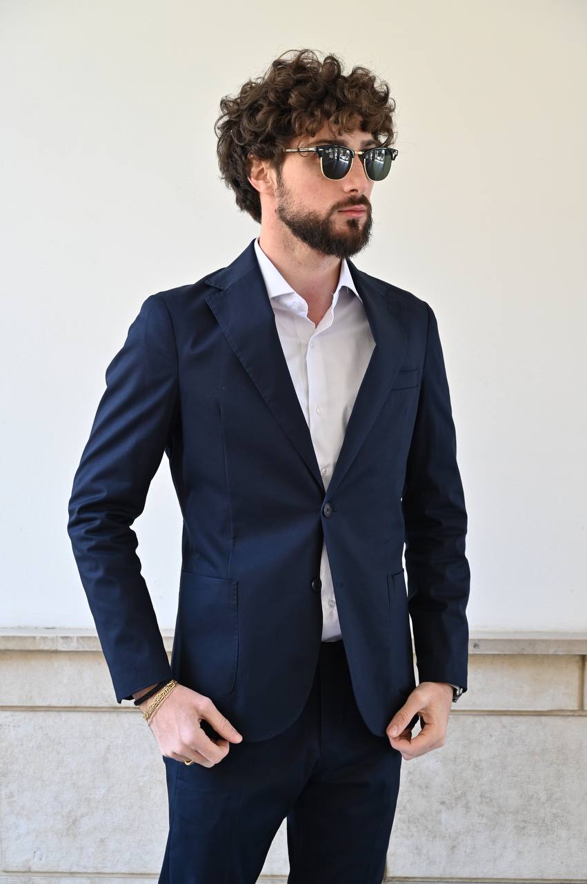 Giacca blu navy