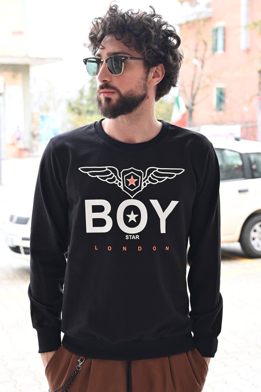 Felpa nera boy