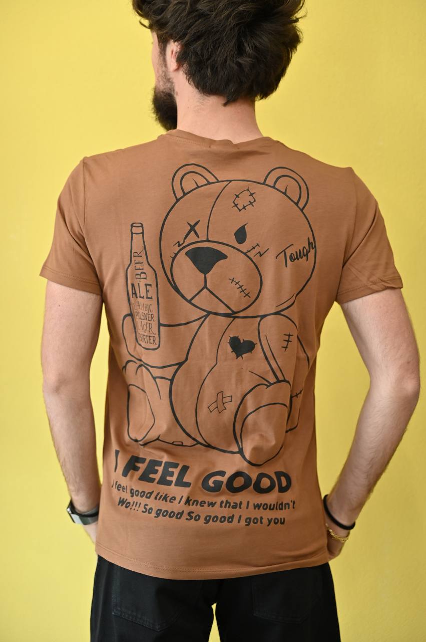 T-shirt colore sabbia