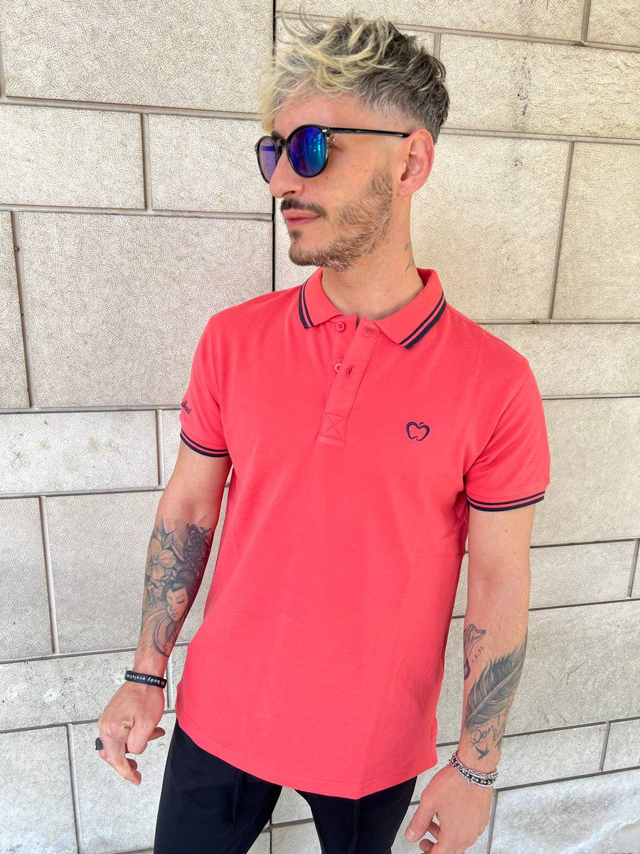 Polo manica corta baci & abbracci