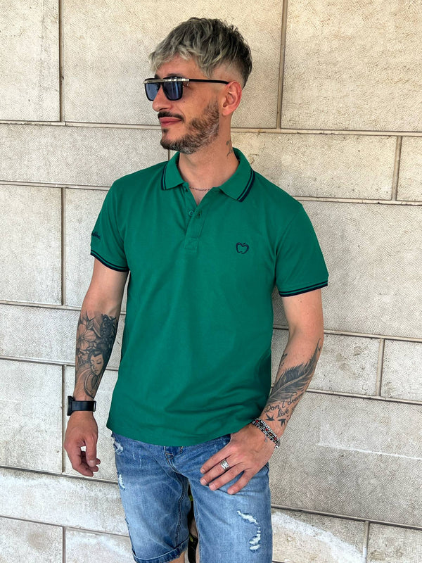 Polo manica corta baci & abbracci