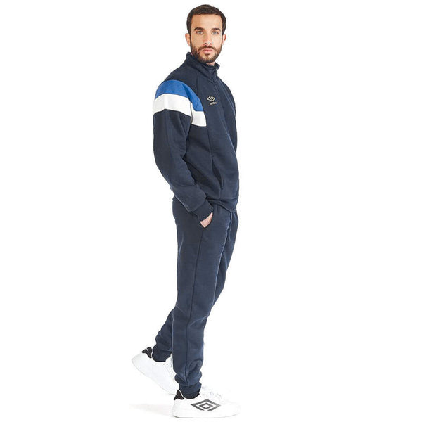 UMBRO - Tuta felpa uomo con zip