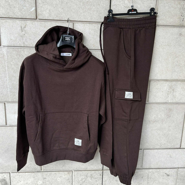 Tuta uomo con cappuccio