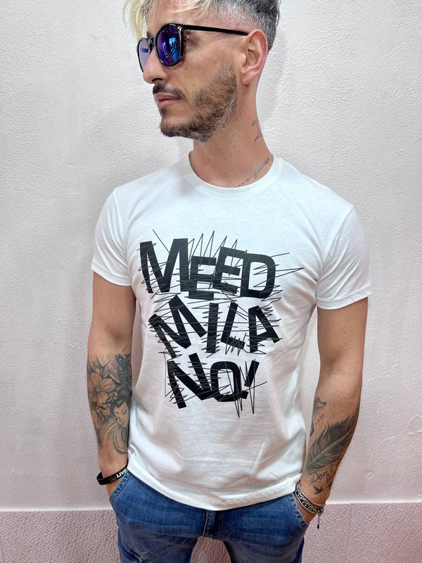 T-shirt con stampa Meed