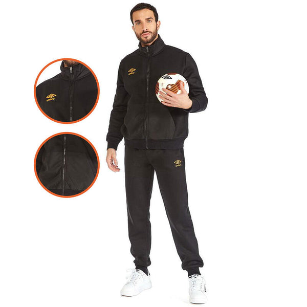 UMBRO - Tuta felpa uomo con zip