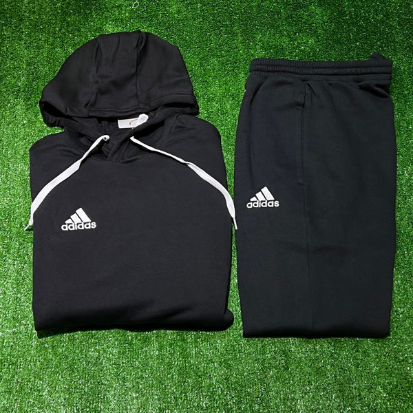 Tuta adidas  con cappuccio nera