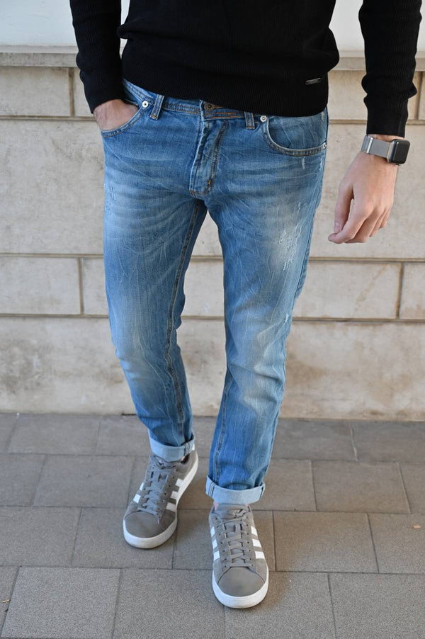 Jeans slim fit chiari